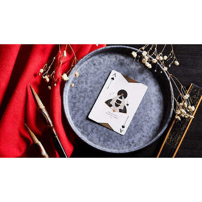 Oriental Memory Black playing Cards