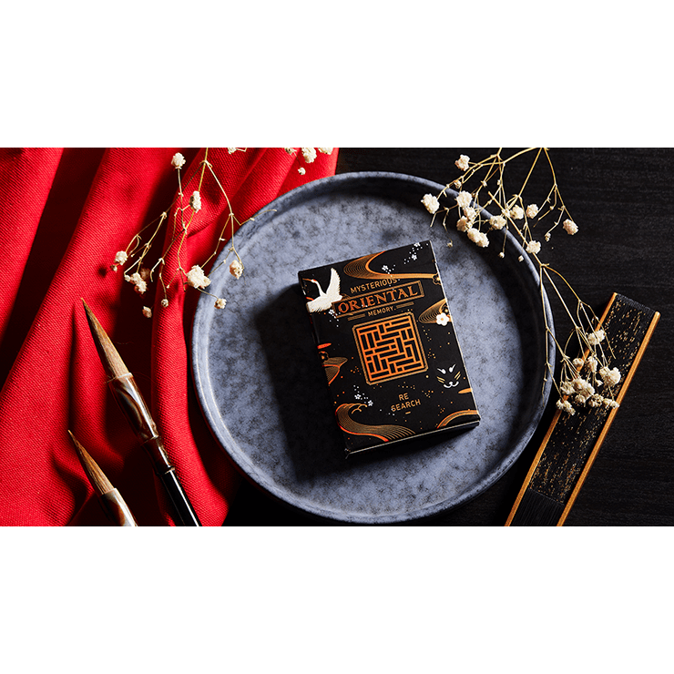 Oriental Memory Black playing Cards