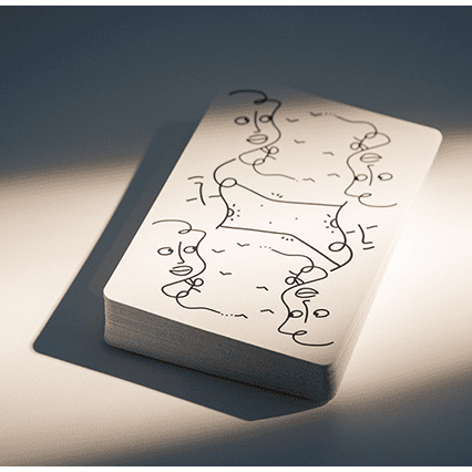 Shantell Martin (White) Playing Cards by theory11