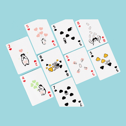 Pure Milk Playing Cards by Hanson Chien