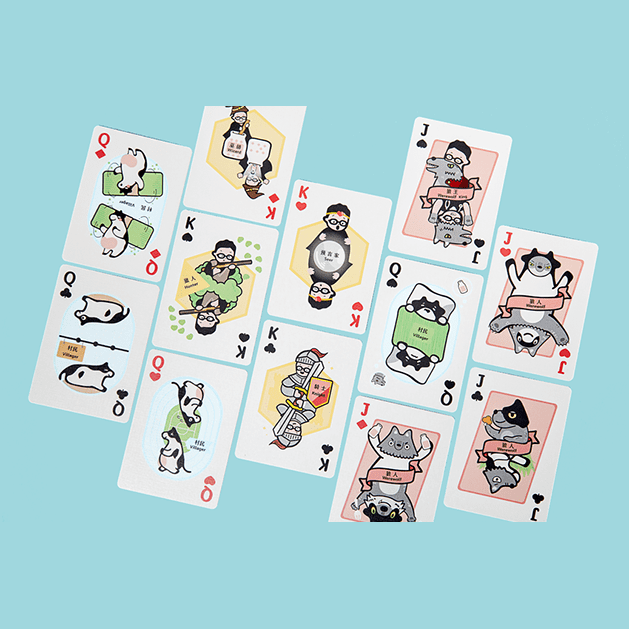 Pure Milk Playing Cards by Hanson Chien