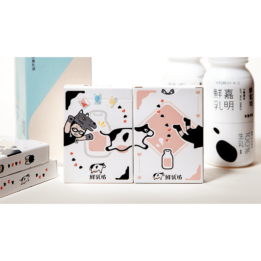 Pure Milk Playing Cards by Hanson Chien