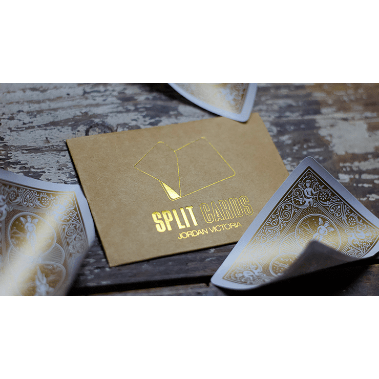 COLORED Split Cards 10 ct. (Gold) by PCTC - Trick