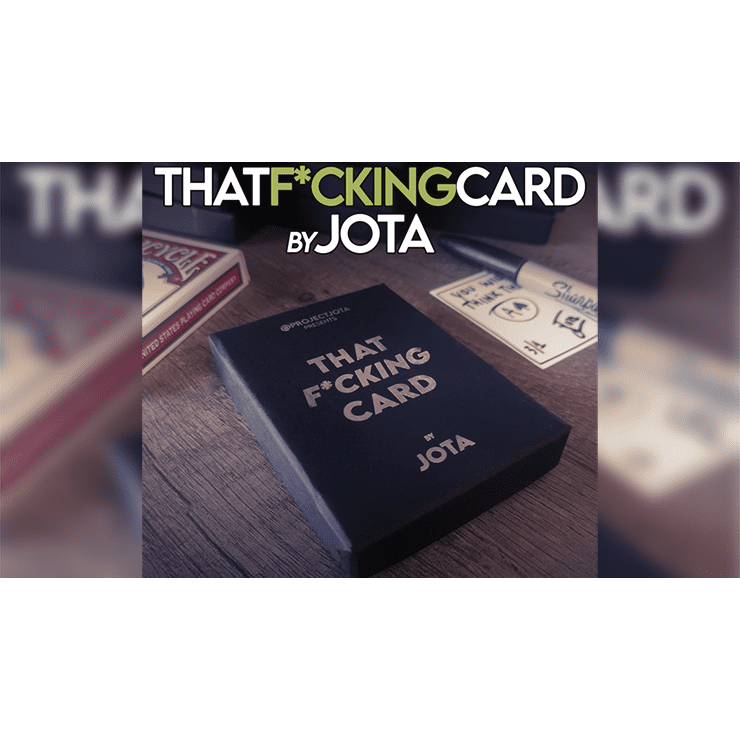That f*cking card (Gimmick and Online Instructions) by JOTA - Trick