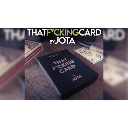 That f*cking card (Gimmick and Online Instructions) by JOTA - Trick