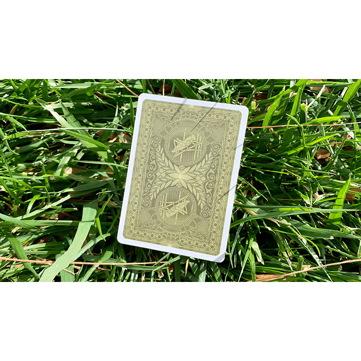 Gilded Grasshopper Dark (Olive) Playing Cards