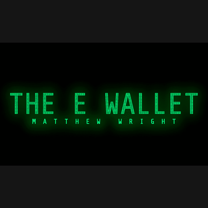 E Wallet BLACK by Matthew Wright - Trick