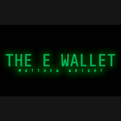 E Wallet BLACK by Matthew Wright - Trick