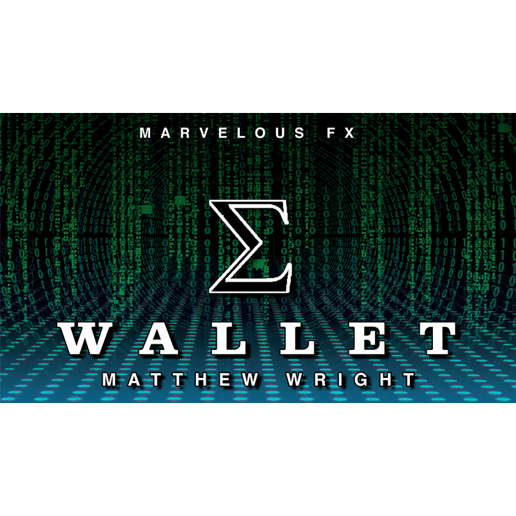 E Wallet BLACK by Matthew Wright - Trick