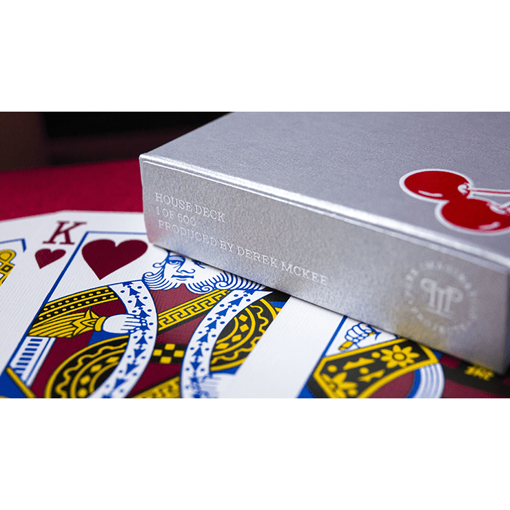 Cherry Casino House Deck (McCarran Silver) Playing Cards by Pure Imagination Projects