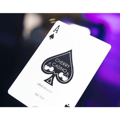 Cherry Casino House Deck (McCarran Silver) Playing Cards by Pure Imagination Projects