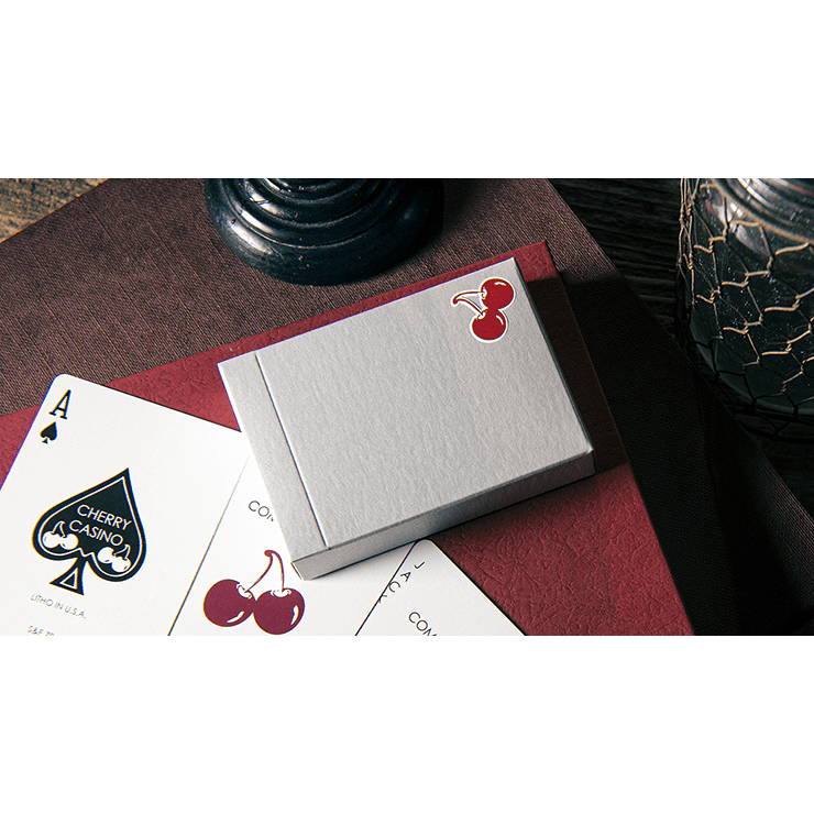 Cherry Casino House Deck (McCarran Silver) Playing Cards by Pure Imagination Projects