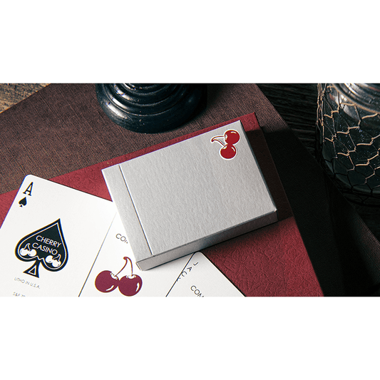 Cherry Casino House Deck (McCarran Silver) Playing Cards by Pure Imagination Projects