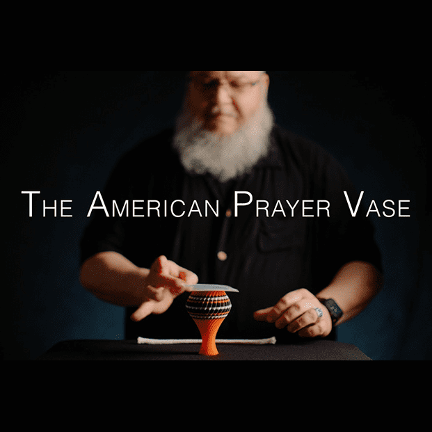 The American Prayer Vase Genie Bottle ORANGE by Big Guy's Magic- Trick