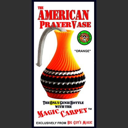 The American Prayer Vase Genie Bottle ORANGE by Big Guy's Magic- Trick