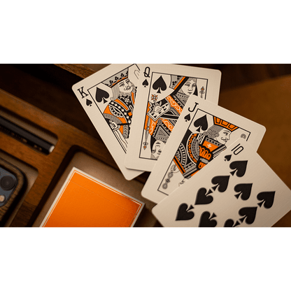 Lounge Edition in Hangar (Orange)  by Jetsetter Playing Cards