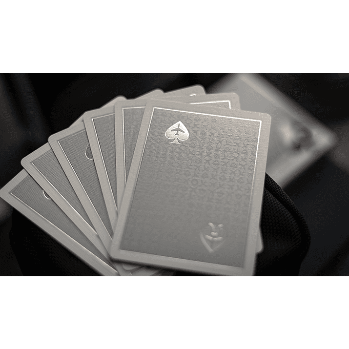 Lounge Edition in Jetway (Silver) with Limited Back by Jetsetter Playing Cards