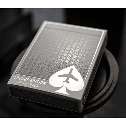 Lounge Edition in Jetway (Silver) with Limited Back by Jetsetter Playing Cards