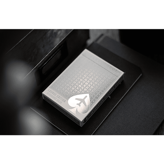 Lounge Edition in Jetway (Silver) by Jetsetter Playing Cards