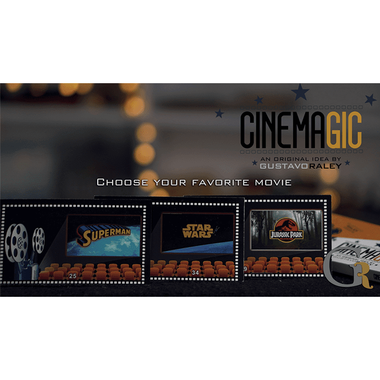 CINEMAGIC JURASIC PARK (Gimmicks and Online Instructions) by Gustavo Raley - Trick