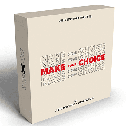 MAKE YOUR CHOICE (Gimmicks and Online Instruction) by Julio Montoro and Juan Capilla  - Trick