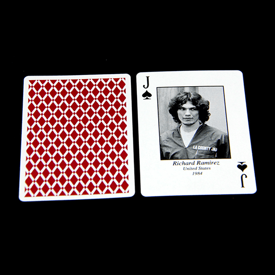 Serial Killer Playing Cards