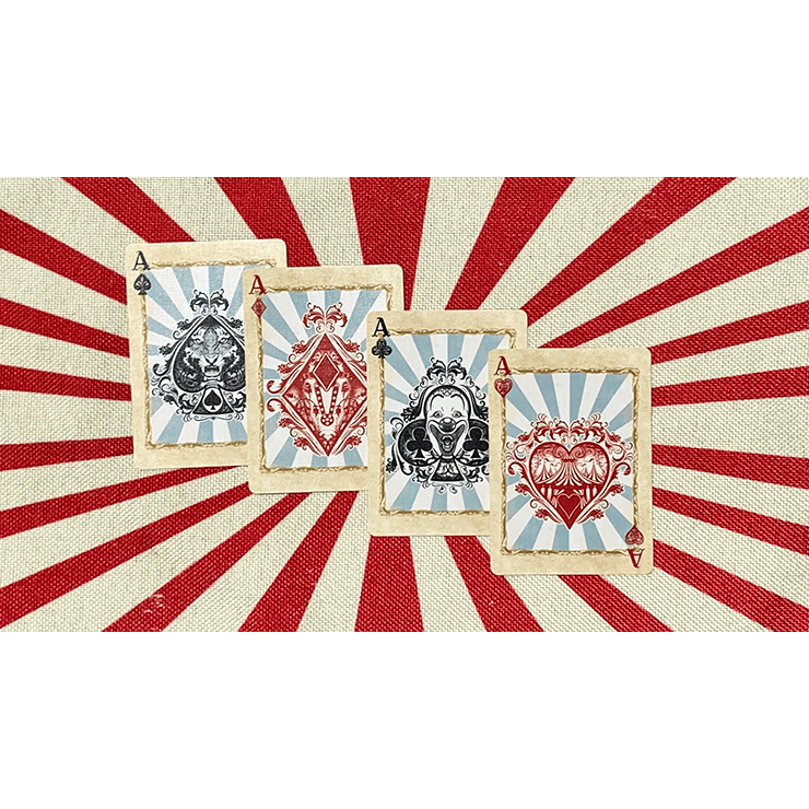 Stripper Bicycle Circus Nostalgic Playing Cards