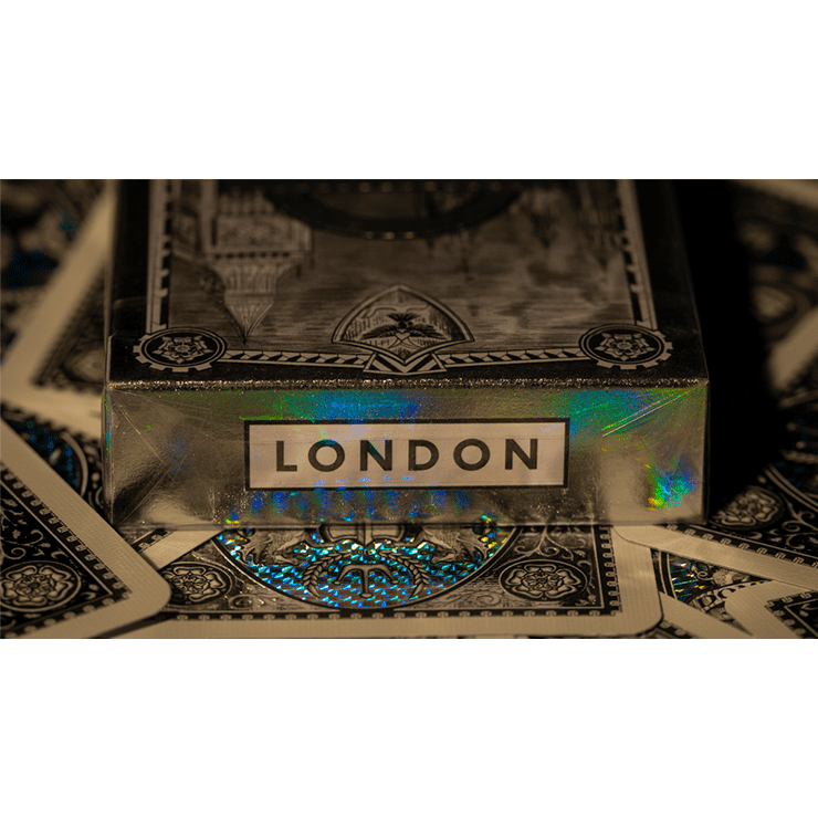 London Diffractor Silver Playing Cards