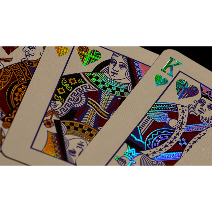 London Diffractor Ice Blue Playing Cards
