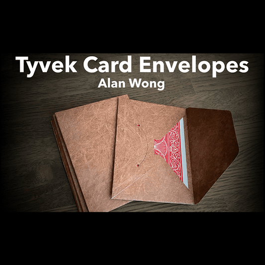 Tyvek Card Envelopes 10 pk. BROWN by Alan Wong- Trick