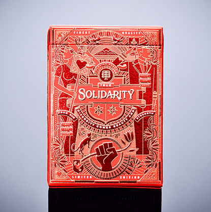 Solidarity (Loving Red) Playing Cards By Riffle Shuffle