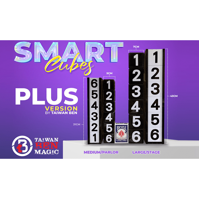 Smart Cubes PLUS (Large/Stage) by Taiwan Ben - Trick – Alakazam Magic