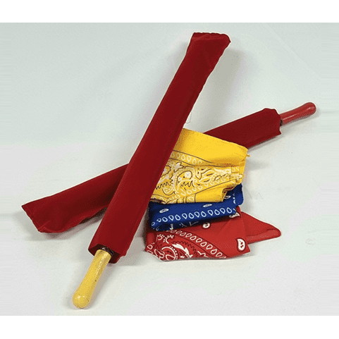 Umbrella From Bandana Set (random color for umbrella) by JL Magic - Trick