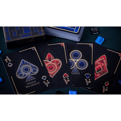 Mosaic BLUE DIAMOND Playing Cards