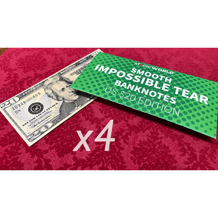 Impossible Tear Bank Notes USD by MagicWorld - Trick