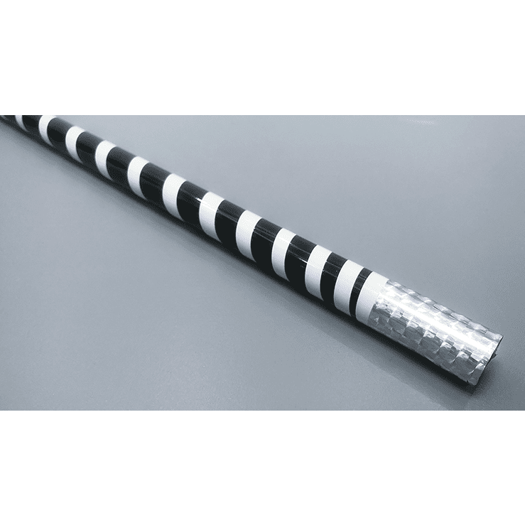 The Ultra Cane (Appearing / Metal) Black / White Stripe by Bond Lee - Trick