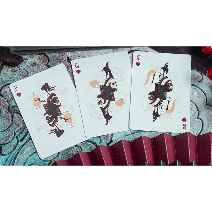 Pine Crane Playing Cards by Solokid