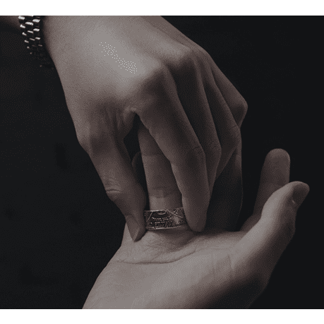 Morgan Coin Ring (Medium) by Alchemist Metal Company- Trick