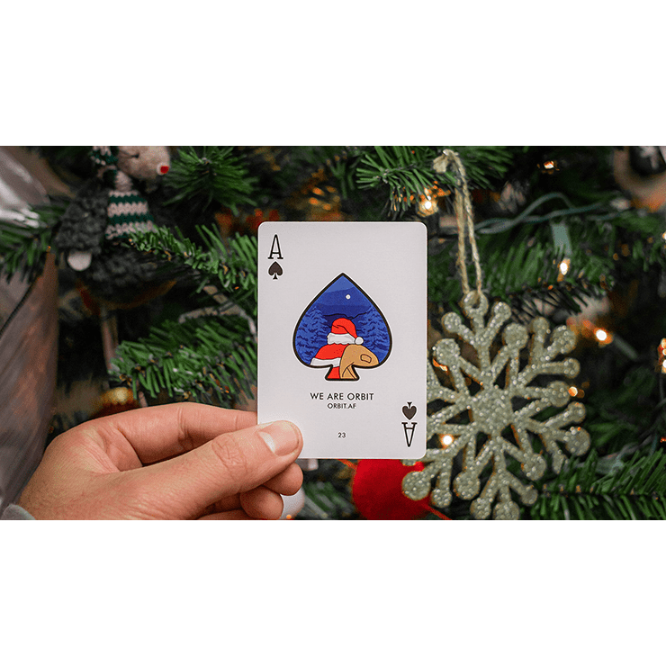 Orbit Christmas Playing Cards