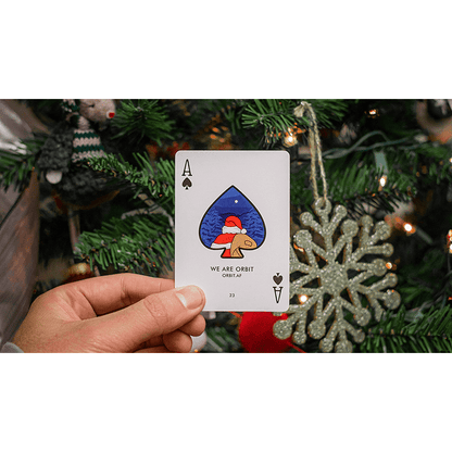 Orbit Christmas Playing Cards