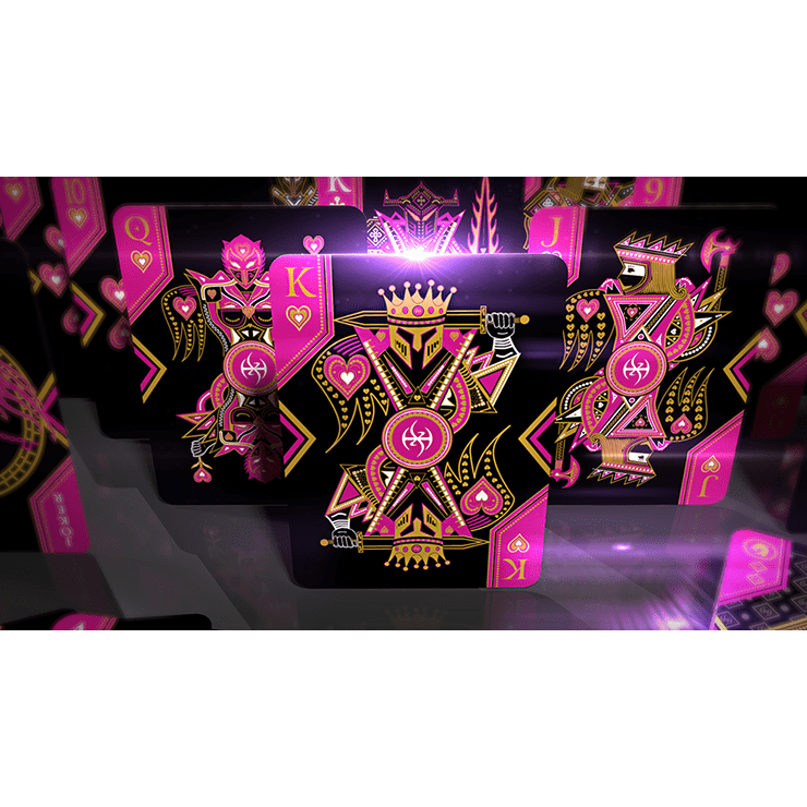 Pink Lordz Playing Cards (Foil) by De'vo vom Schattenreich and Handlordz