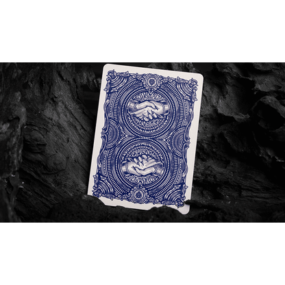 Deal with the Devil (Cobalt Blue) UV Playing Cards by Darkside Playing Card Co