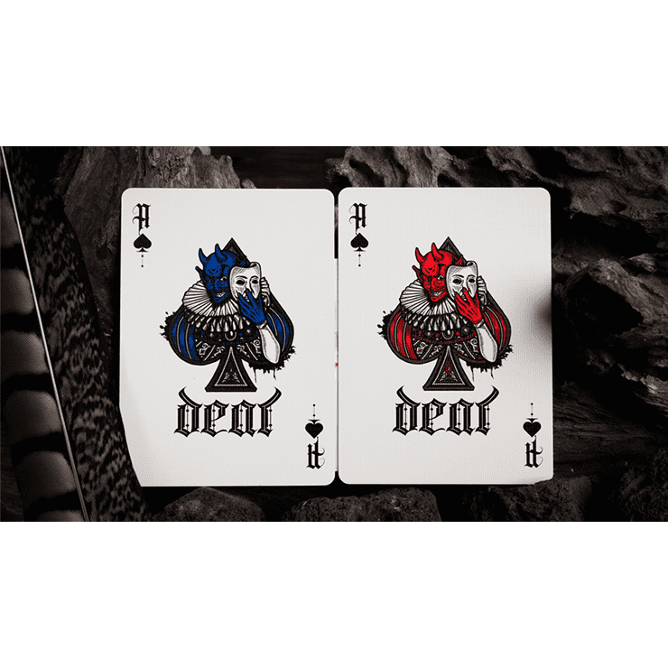 Deal with the Devil (Cobalt Blue) UV Playing Cards by Darkside Playing Card Co