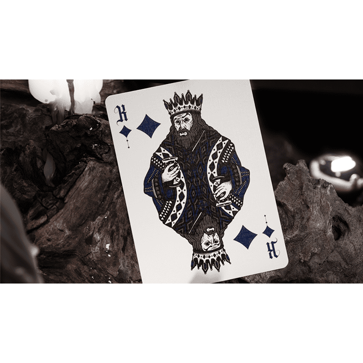 Deal with the Devil (Cobalt Blue) UV Playing Cards by Darkside Playing Card Co