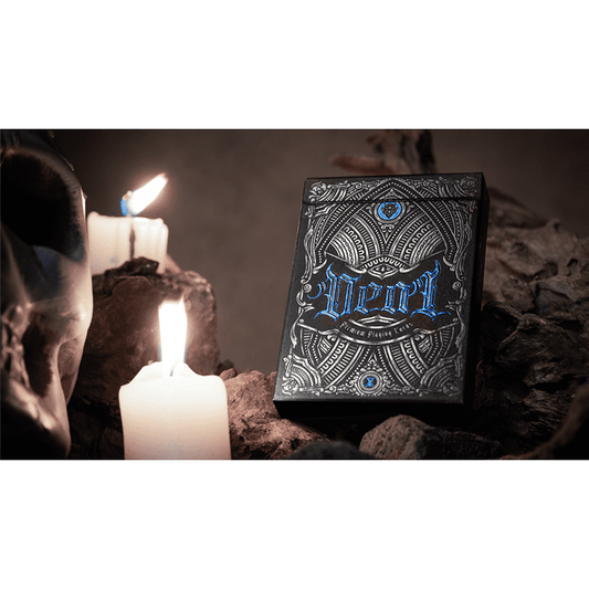 Deal with the Devil (Cobalt Blue) UV Playing Cards by Darkside Playing Card Co