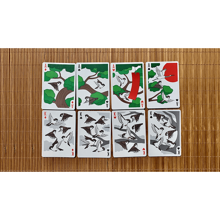 Stripper Bicycle Sparrow Hanafuda Fusion Playing Cards