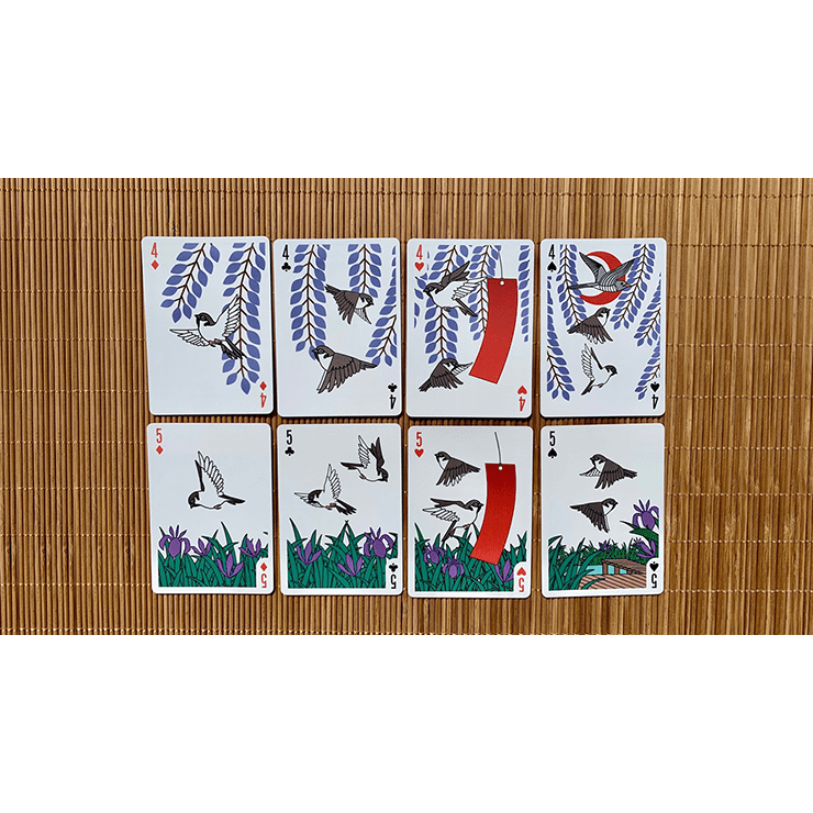 Stripper Bicycle Sparrow Hanafuda Fusion Playing Cards