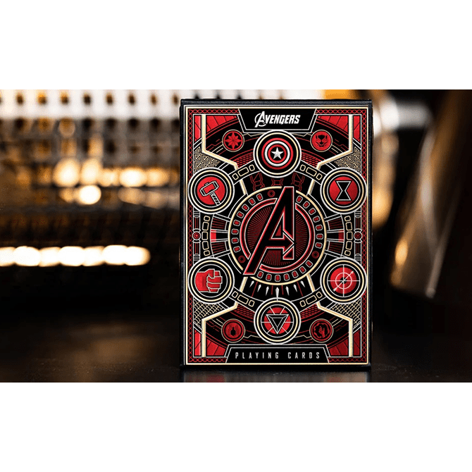 Avengers: Red Edition Playing Cards by theory11