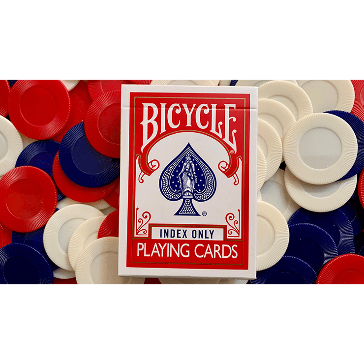 Stripper Bicycle Index Only Red Playing Cards