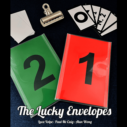 The Lucky Envelopes (Gimmicks and Online Instructions) by Luca Volpe, Paul McCaig,  and Alan Wong - Trick